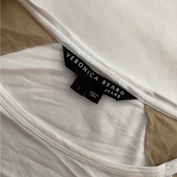 Veronica beard t shirt with eyelet sleaves - Picture 2 of 2